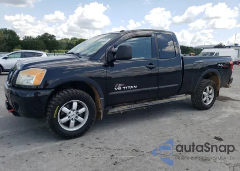 2012 Nissan Titan S из США, поврежденный, VIN 1N6BA0CC5CN314890